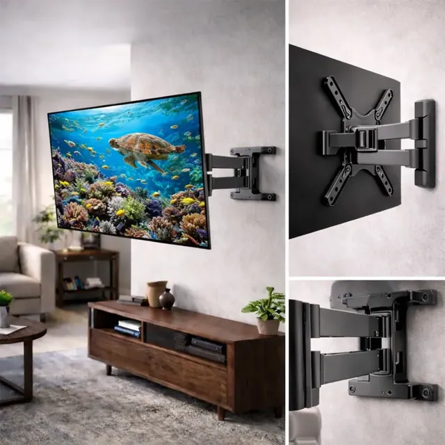 Elegant Full-Motion TV Wall Mount (23”– 65”)