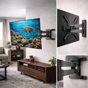 Elegant Full-Motion TV Wall Mount (23”– 65”)