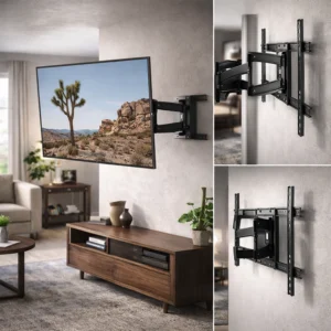 Elegant Full-Motion TV Wall Mount (37”– 86”)