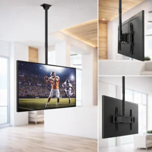Telescopic LCD Ceiling TV Mount (32”– 75”)