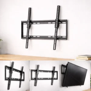 Slim Tilt TV Wall Mount (32”– 65”)