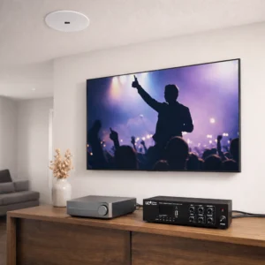 WiiM Mini + Urbanclassic PA60 Amplifier + Urbanclassic THX608 Speakers